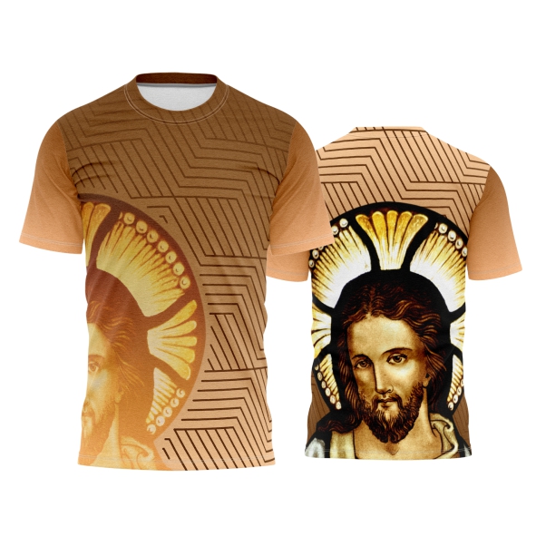 Template Religião Católicas Camisa - Jesus Cristo Listas Ref 96 - ARTE VETOR