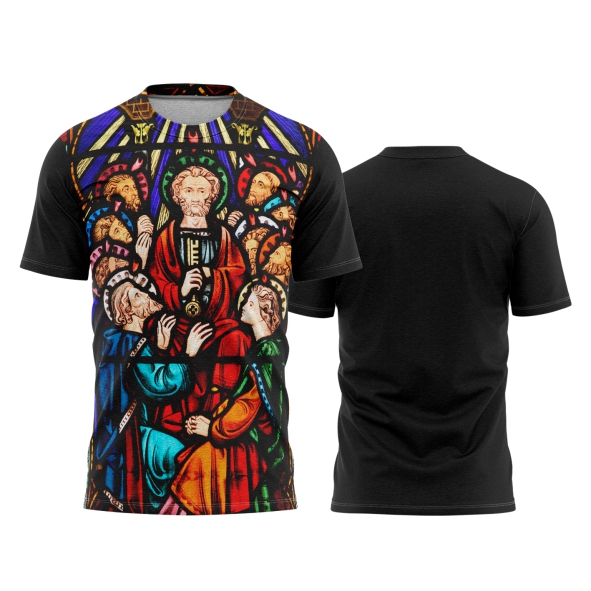 Template Religião Católicas Camisa - Apóstolos Jesus Cristo Ref 41 - ARTE VETOR