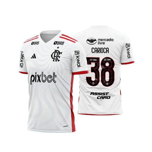 Template Futebol Camisa - Flamengo Reserva 2024-25 - ARTE VETOR