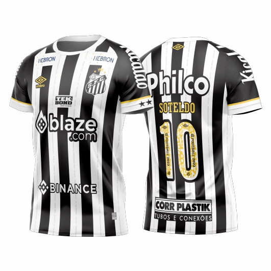 Template Futebol Camisa - Santos Reserva 2023-24 02 - ARTE VETOR