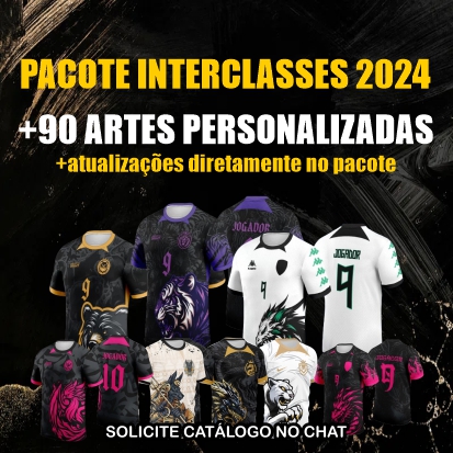 Pacote Camisas Template Interclasses 2024 - ARTE VETOR