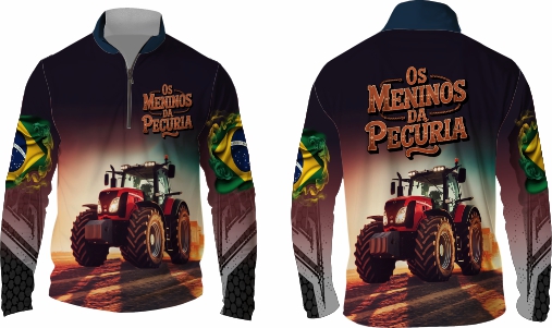 Template agro - Camisa - Agro Brasil ref 15 - ARTE VETOR