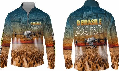 Template agro - Camisa - Agro Brasil ref 39 - ARTE VETOR