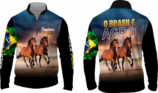 Template agro - Camisa - Agro Brasil ref 46 - ARTE VETOR