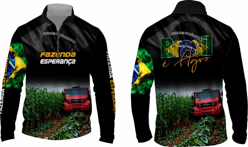 Template agro - Camisa - Agro Brasil ref 47 - ARTE VETOR