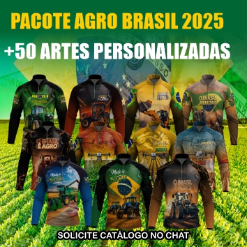 Pacote Agro Brasil - Camisa templates - ARTE VETOR